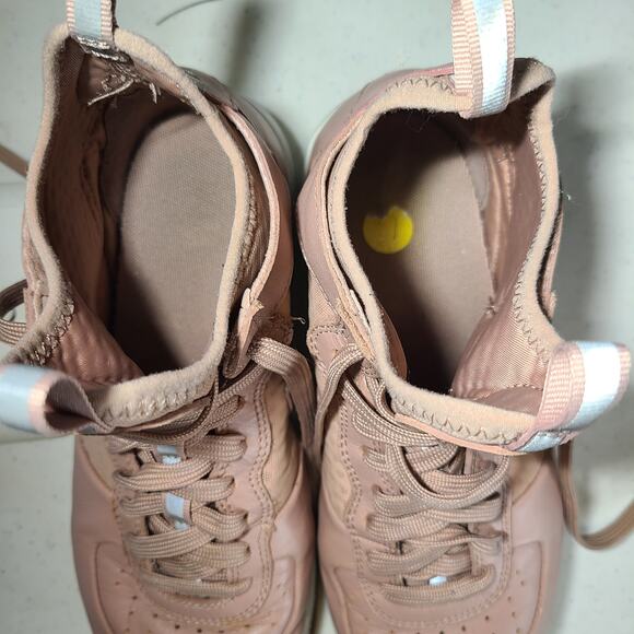 Nike Air Force 1 Ultraforce Mid Particle Pink Womens Shoes 864025-600 Size 7 - Picture 8 of 11